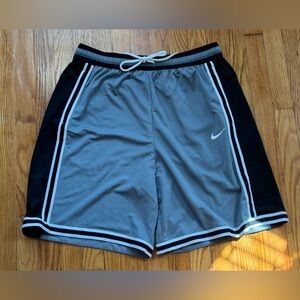 Nike Loose Fit Black and Gray Shorts